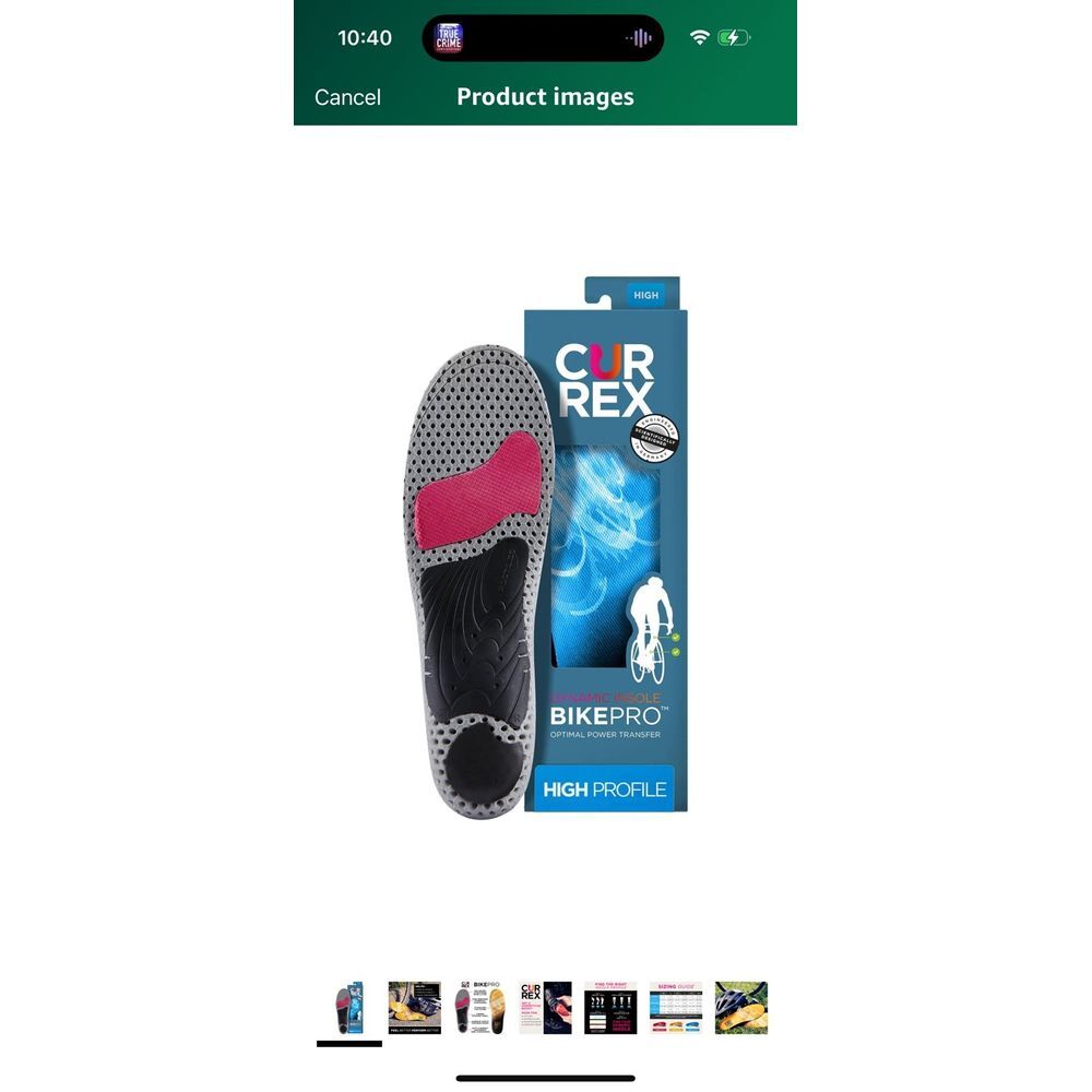 CURREX BikePro‎ Insoles for Cycling, Bicycle & Motorcycle Riding – Arch Support